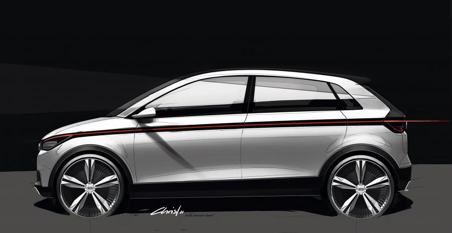 Эскиз Audi A2 Concept 2011 года  (фото 30 из 32)